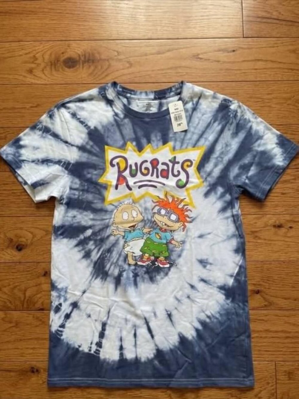 Vintage NWT Tee Luv Nickelodeon Rugrats Tie Dye Graphic T-Shirt #85